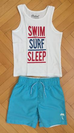 Tricko a plavky (kratasy) rebel c. 134, rebel,134