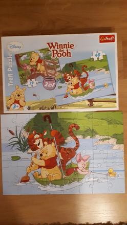 2x puzzle macko pu 48ks+24ks,