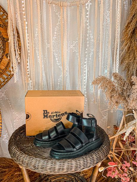 Dr martens sandále čierne velkost 36, 36