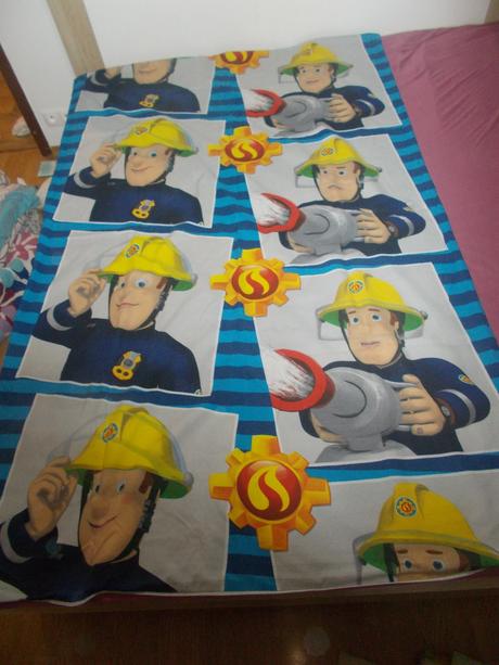 Obliečka požiarnik sam fireman sam, šírka (cm): 130,dĺžka (cm): 200