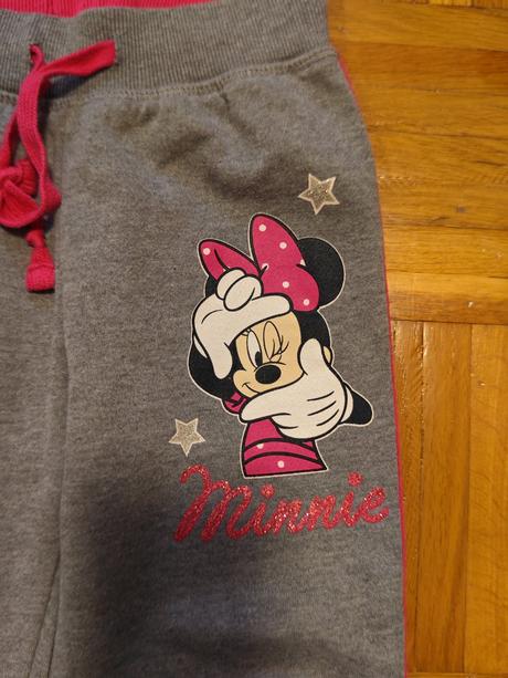 Minnie teplaky + leginy 122-6/7 r., disney,122
