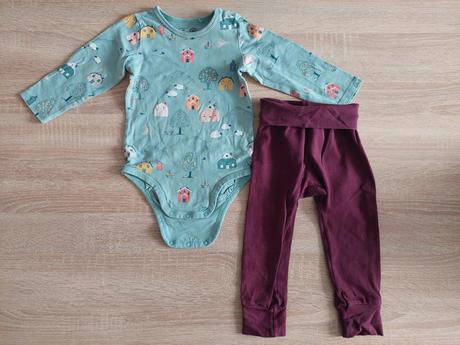 Body domčeky + handmade tepláky veľ.80, lindex,80