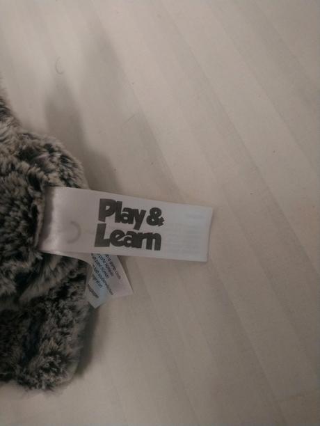 Plyšový slon, play & learn, 24 cm, 