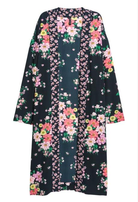 Plážový kaftan, župan, kimono, h&m,s