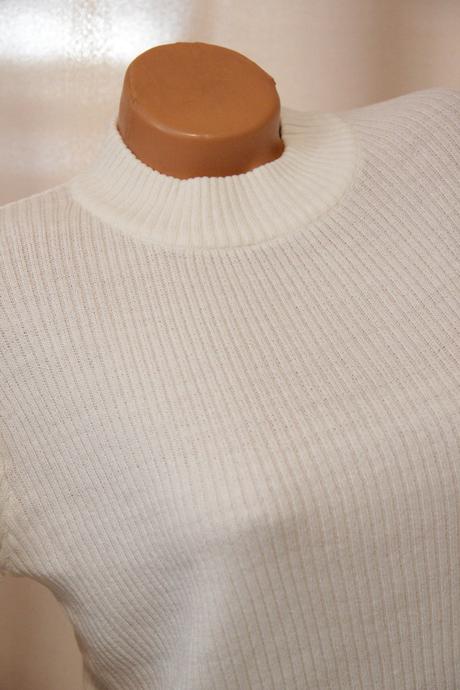 Biely rolákový top, xl, xl