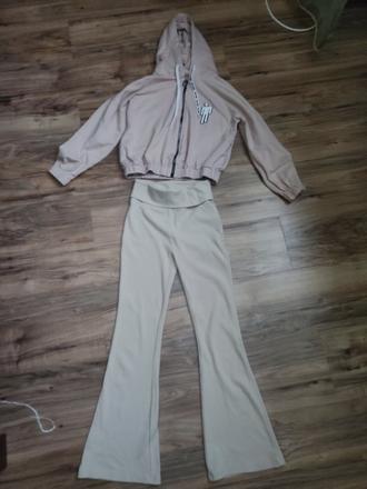 Legíny plus mikina do pasa, lindex,158