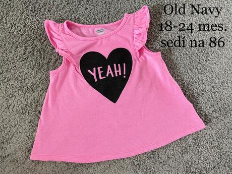 Letne tielko tričko s volanikmi old navy, old navy,86