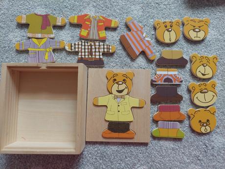 Drevený macko - emocie, eichhorn,