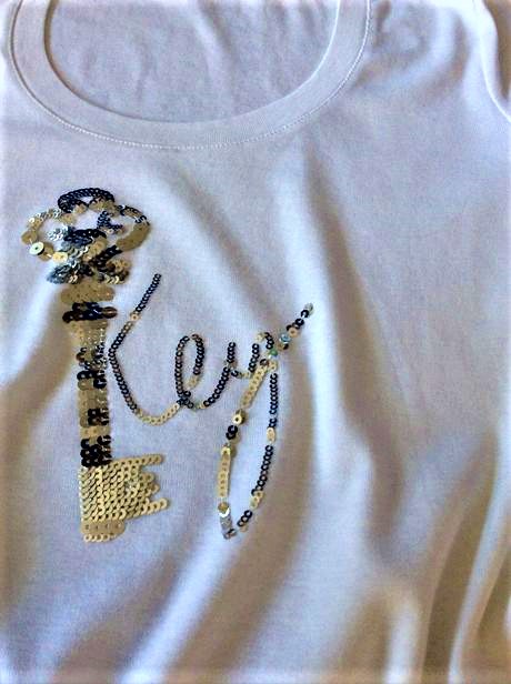 Tričko s aplikáciou, m