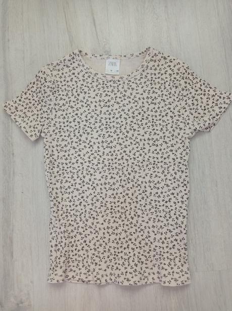 Krásne tričko s jemným vzorom, zara,140