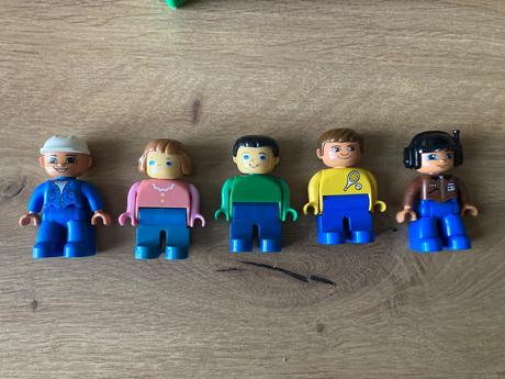 Lego duplo - smetiarske auto,vrtuľník,postavičky 5, 