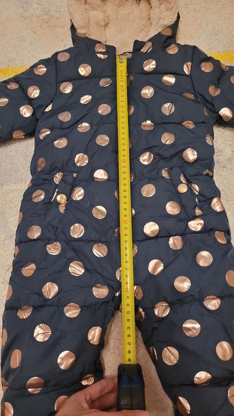 Zimná dievčenská kombinéza veľ. 74/80, next,74