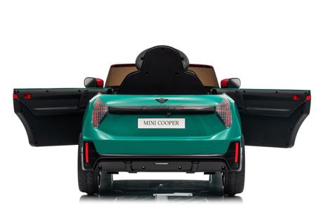 Elektrické autíčko bmw mini cooper 12v, čierne us,