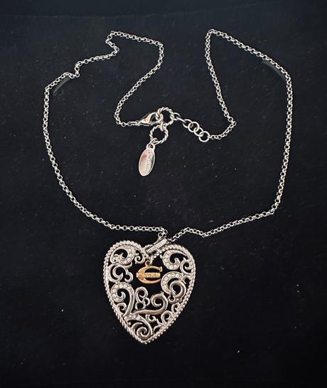 Náhrdelník srdce ornament just cavalli originál,