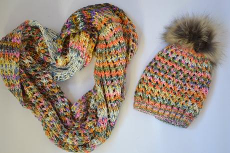 Súprava čiapka so šálom, l - xxxl