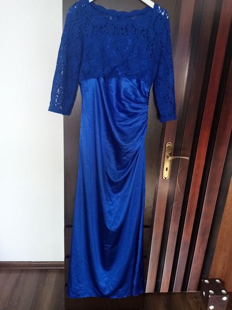 Dámske spoločenské šaty - kráľovská modrá, 40