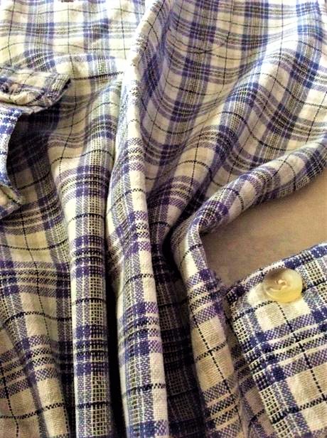 Ľanová košeľa na zips casual knock out, l