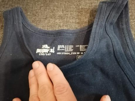 2x tielko, veľ. 134/140, pepperts,134