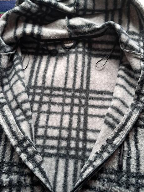 Dámsky kabát s kapucou, l