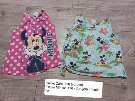 Letne tielko zara + minnie, 110, zara,110
