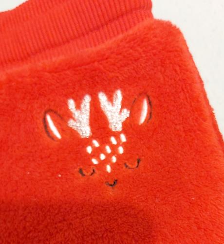 Huňaté nohavice červené 104, pepco,104