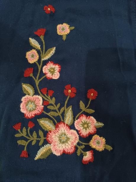 Bunda s výšivkou, palomino,98