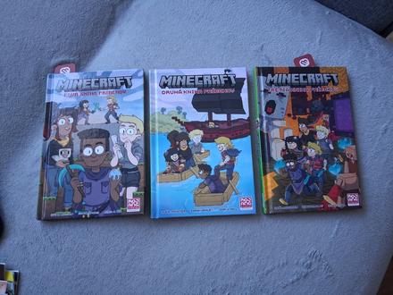 Minecraft komiks kniha ako nové, 