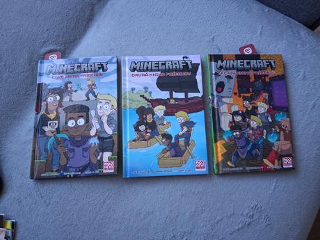 Minecraft komiks kniha ako nové, 