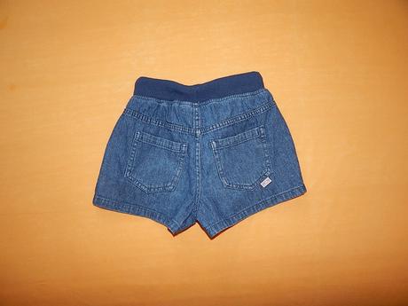 Riflové krátke nohavice, 122