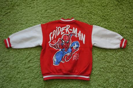 Mikina bejzbalová s motívom spiderman, h&m,98