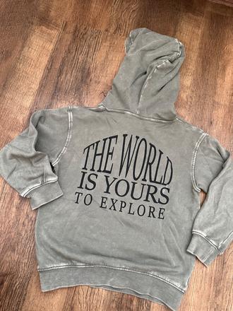 Frajerska mikina s pratym efektom h&m 98/104, h&m,98