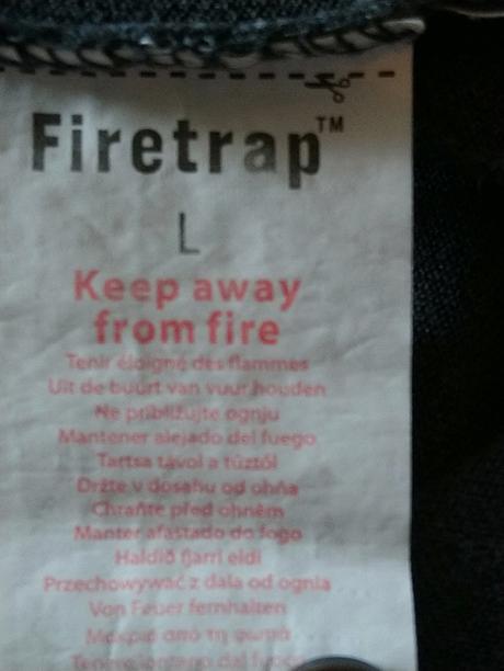 Pánske tmavo sivé tričko, firetrap, m