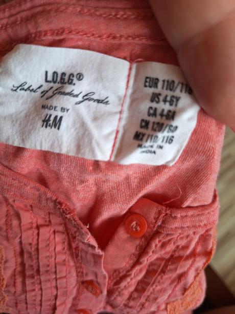 Tričko, h&m,110