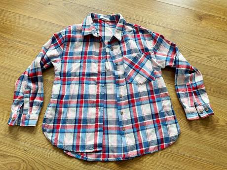 Flanelová károvaná košeľa, pepco,140