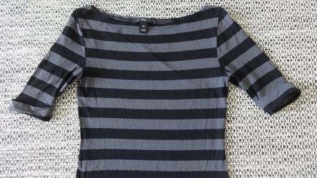 H&m pásikavý top xs, h&m,xs