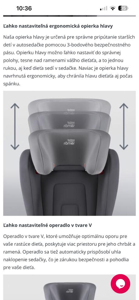 Britax römer kidfix iii s  15-36kg, 4-12 rokov, römer