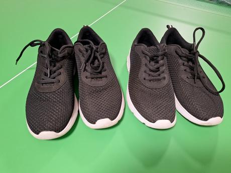 Tenisky pre dvojičky veľ. 40 a 41, cena / 2 páry, deichmann,41