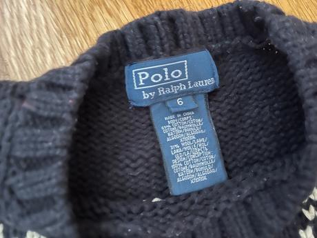 Detsky vianocny pulover polo ralph lauren, 122