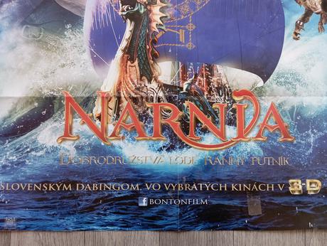 Narnia plagát dobrodružstvá lode ranný pútnik, 
