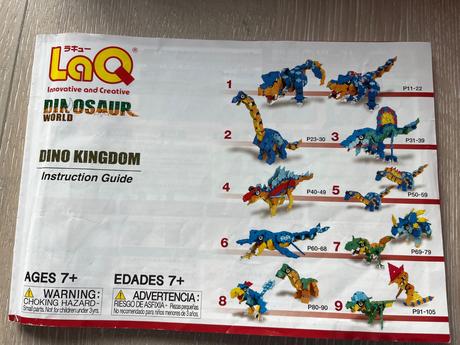 Laq stavebnica dinosaur world dino kingdom,