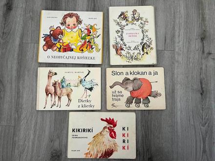 Staršie detské knižky a leporelá - rôzne tituly,