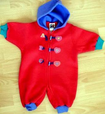 Fleesový overal v super stave - z uk, 68