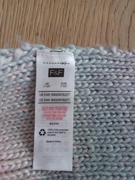 Komplet šál + čiapka + rukavice, f&f,134