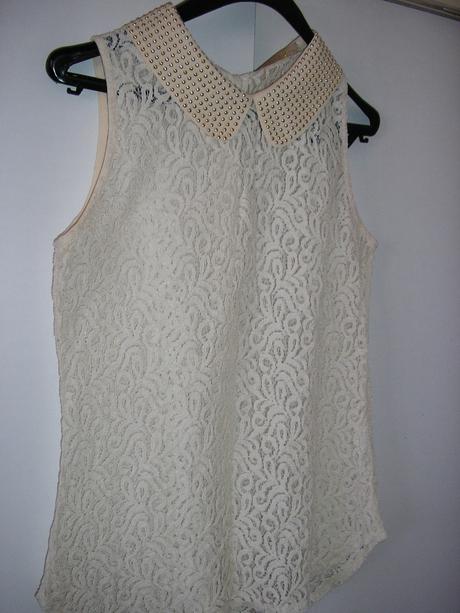 386. čipková blúzka, l