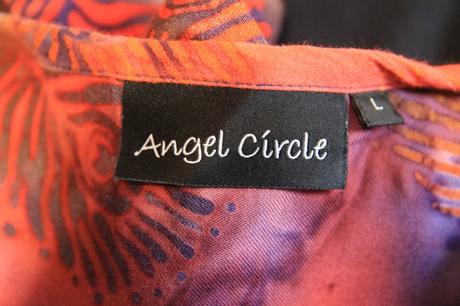 Batikovaná blúzka angel circle, l, l