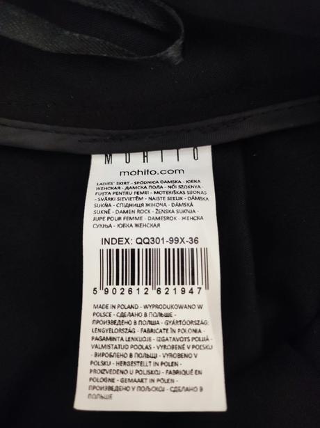 Mohito čierna sukňa, mohito,36