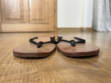 Kožené žabky veľ. 41, 41