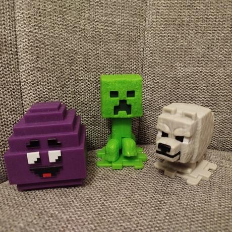 Postavičky minecraft z kolekcie mcdonald's,