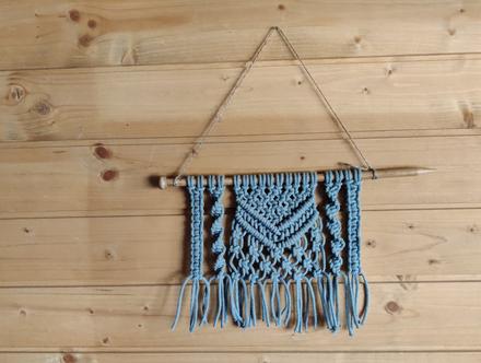 Mensia macrame dekoracia,