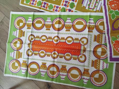 Retro vintage utierky 3 ks, 